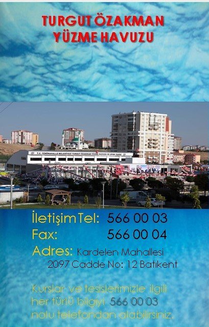 Yenimahalle Belediyesi Turgut Özakman Yüzme Havuzu